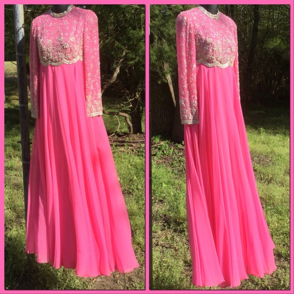 Vintage Dresses & Skirts - Vtg Couture Formal Gown, sz 8